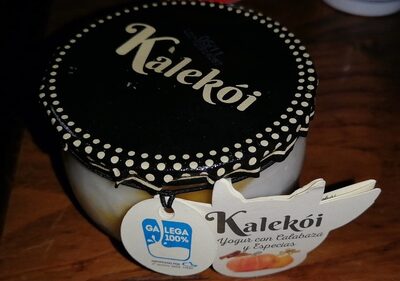 Yogur con calabaza y especias front packaging