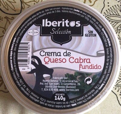 Crema de queso de cabra fundido