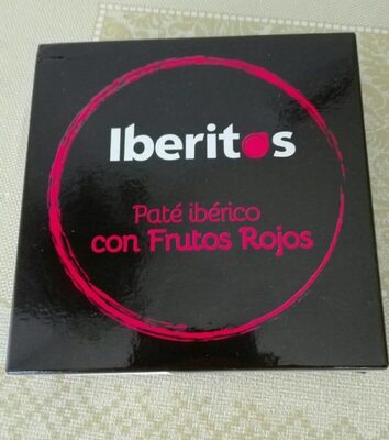 Paté ibérico con frutos rojos front packaging