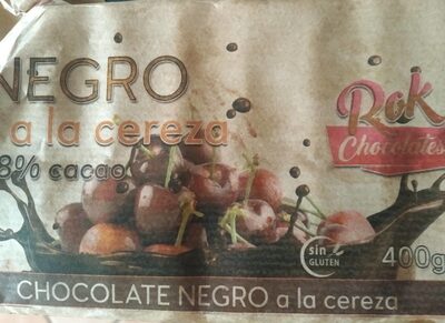 Chocolate negro front packaging