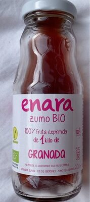 Zumo bio de granada front packaging