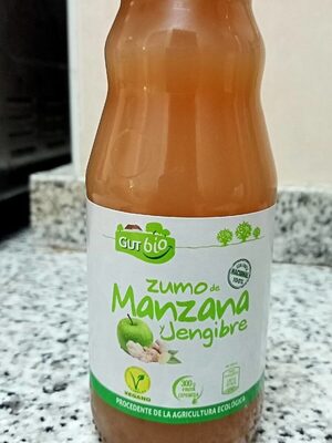 Zumo de manzana y jengibre