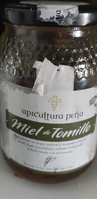 Miel de tomillo front packaging