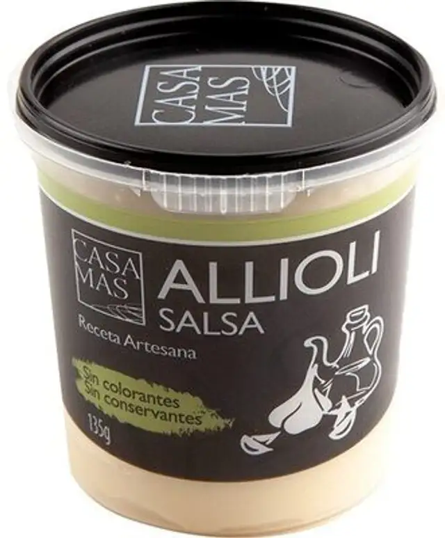 Salsa allioli front packaging
