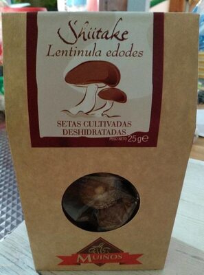 Setas Shiitake deshidratadas
