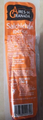 Salchichon iberico front packaging