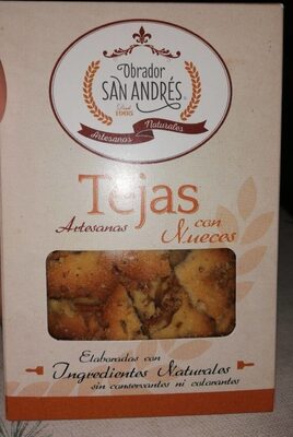 Tejas con nueces