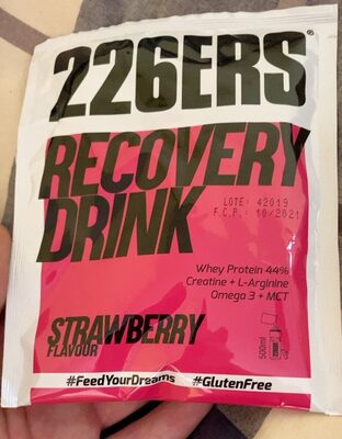 Recovery drink strawberry