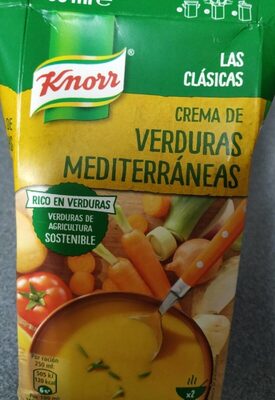 Crema de verduras mediterraneas
