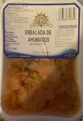 Ensalada de ahumados front packaging
