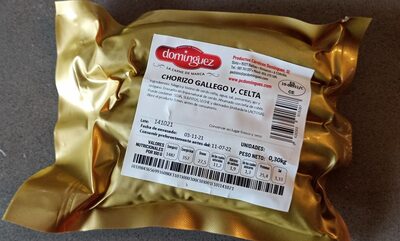 Chorizo gallego V Celta front packaging