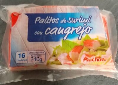 Palitos de surimi con cangrejo