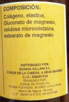 Colágeno hidrolizado con ácido hialuronico, elastina + magnesio