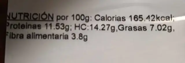 Ten sushi fresc nutrition facts table