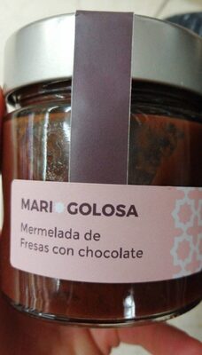 Mermelada de fresas con chocolate