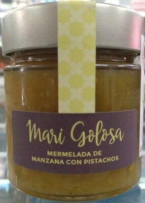 Mermelada de manzana y pistachos