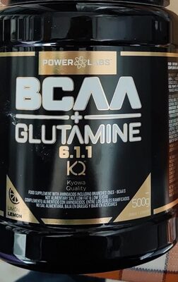 Powers Labs BCAA GLUTAMINE 6 1 1 front packaging
