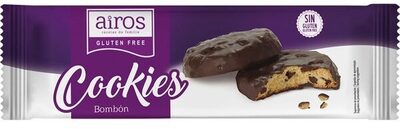 Cookies bombón recubiertas de chocolate sin gluten