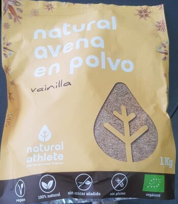 Avena en polvo front packaging