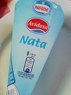 Helado nata