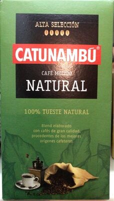 Cafe molido tueste natural front packaging