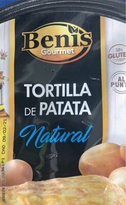 Tortilla de patata front packaging