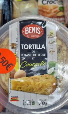 Tortilla pomme de terre courgette