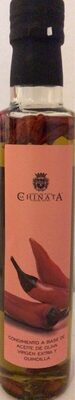 Condimento a base de aceite de oliva virgen extra y guindilla