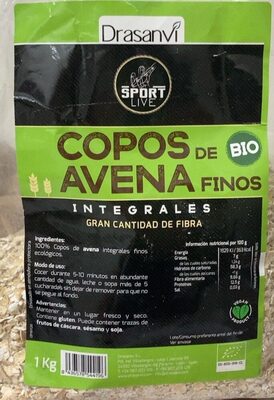 Copos de avena finos bio