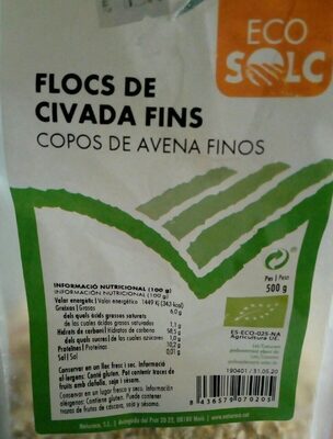 Copos de avena finos