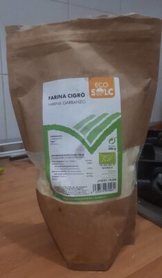 Farina Cigró. Harina garbanzo.