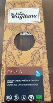 Chocolate negro ecológico canela