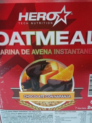 Oatmeal chocolate con naranja