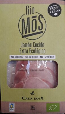 Jamón cocido extra ecológico lonchas sin gluten sin lactosa