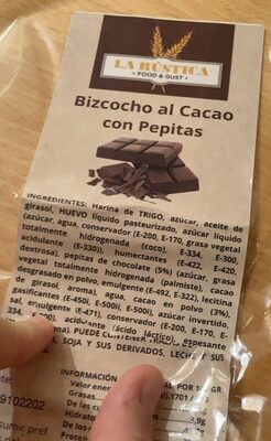 Bizcocho al cacao