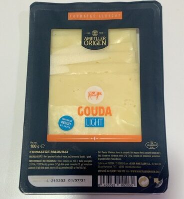 Gouda light front packaging
