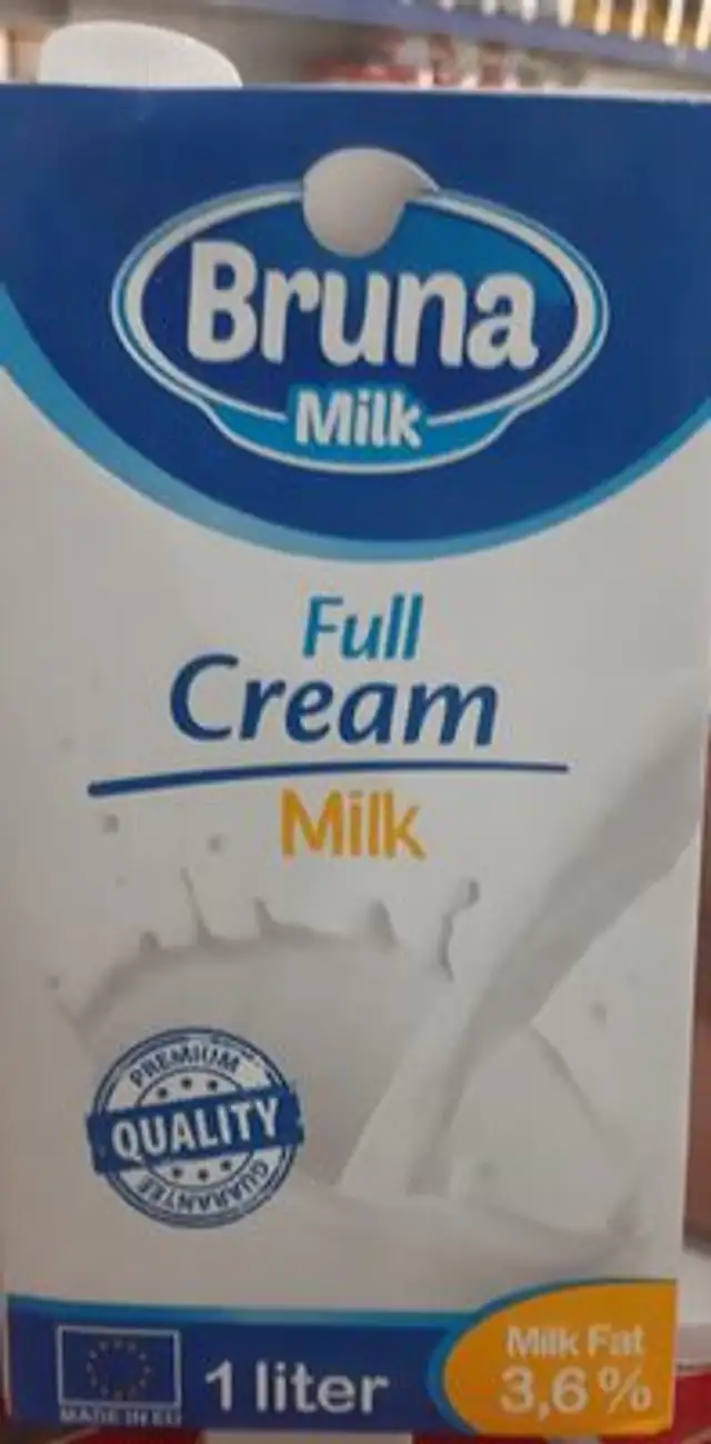 milk ingredients label