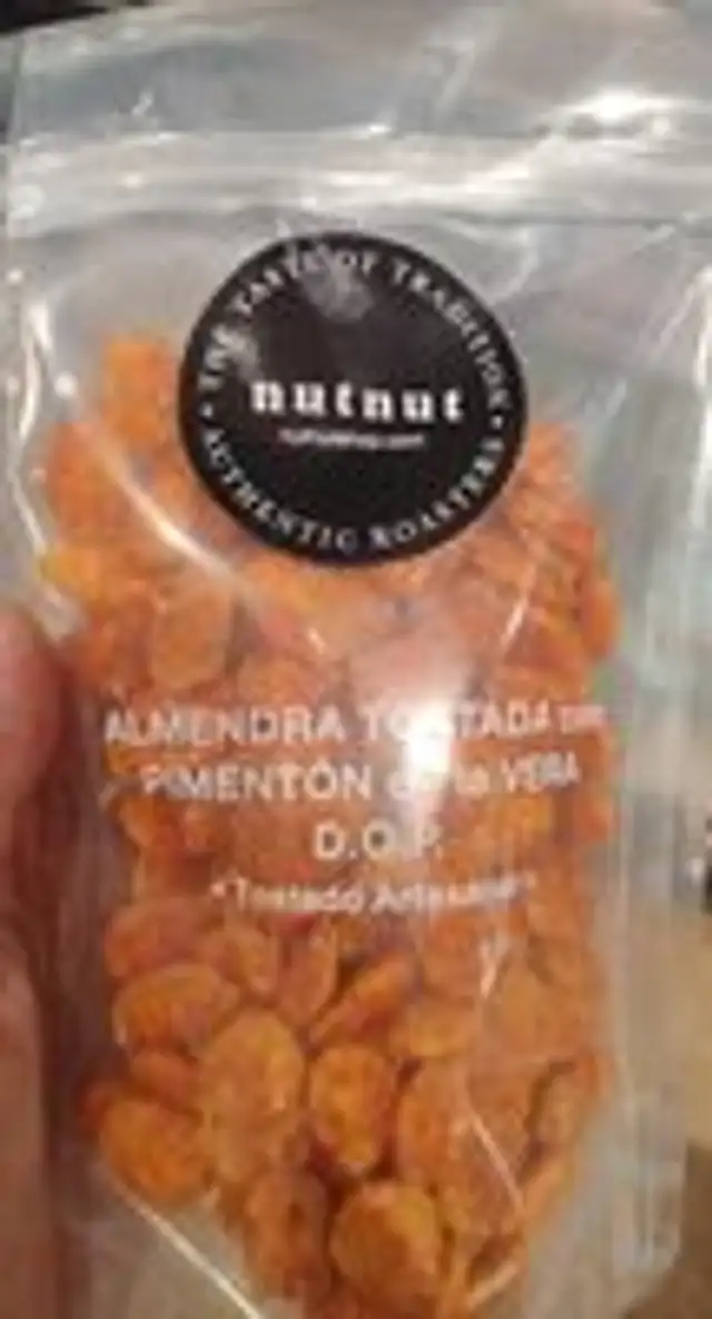almendra tostada con pimentón de la vera
