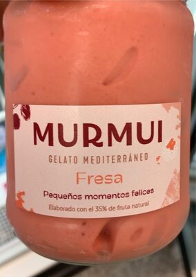 Helado mediterráneo de fresa