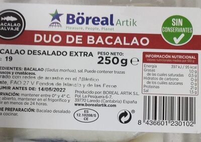 Dúo de bacalao