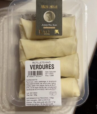Rollotos verdura KAO