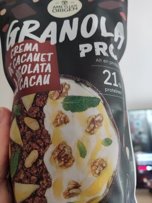 Granola Crema De Cacauet & Xocolata 70% Cacau