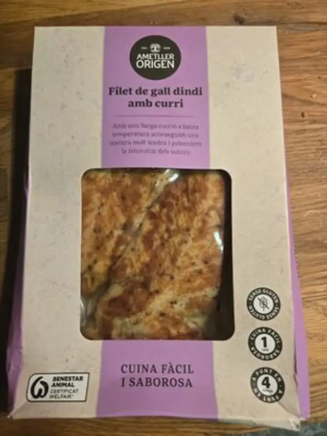 Filet de Gall Dindi amb Curri