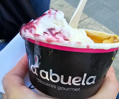 Helado front packaging