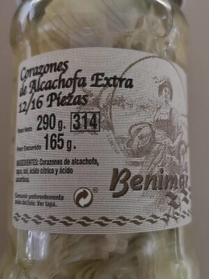 Corazones de Alcachofa Extra 12/16 piezas