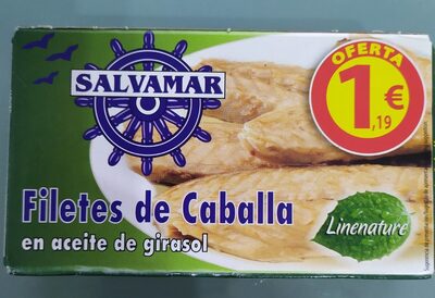 Filetes de caballa front packaging