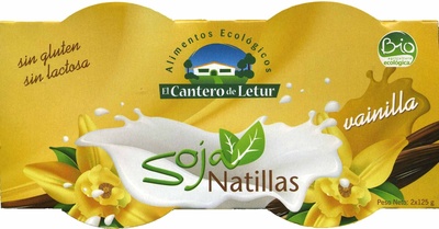 Natillas de soja vainilla