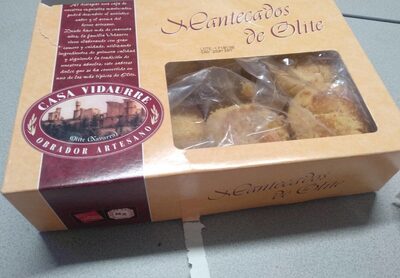 Mantecados de Olite front packaging