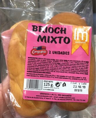Brioch mixto front packaging