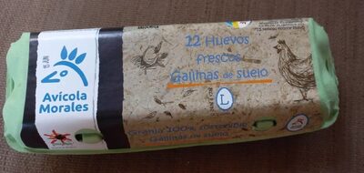 12 huevos frescos gallinas de suelo